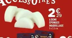 Centrakor 6 demi éponges maquillage offre