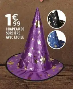Centrakor Chapeau de sorcière avec étoile offre