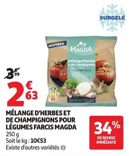 Auchan Mélange d'herbes et de champignons pour légumes farcis magda offre