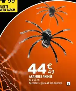 Centrakor Araignée animée offre