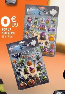 Centrakor Pop up stickers offre