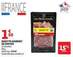 Auchan Rosette gourmet de l'artois offre