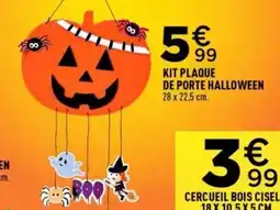 Centrakor Kit plaque de porte halloween offre