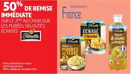 Auchan SUR LE 2ÈME AU CHOIX SUR LES PURÉES, VELOUTÉS, ÉCRASÉS Florette offre