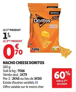 Auchan Nacho cheese doritos offre