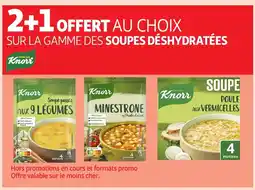 Auchan SUR LA GAMME DES SOUPES DÉSHYDRATÉES offre