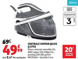 Auchan Centrale vapeur qilive offre