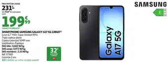 Auchan Smartphone samsung galaxy a17 5g 128go offre