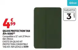 Auchan Qilive protection tab a9+ kaki offre