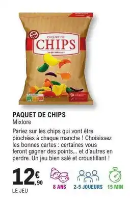 E.Leclerc PAQUET DE CHIPS offre