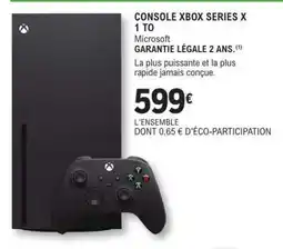 E.Leclerc Console Xbox Series X 1 TO offre