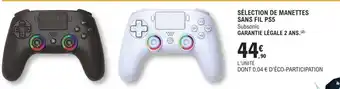 E.Leclerc SÉLECTION DE MANETTES SANS FIL PS5 offre