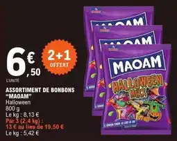 E.Leclerc ASSORTIMENT DE BONBONS MAOAM offre