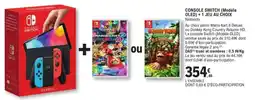 E.Leclerc Console Switch (Modèle OLED) + 1 Jeu au choix offre