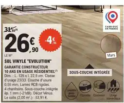 E.Leclerc Sol Vinyle Évolution offre