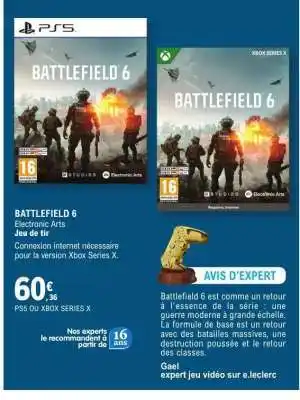 E.Leclerc BATTLEFIELD 6 offre