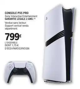 E.Leclerc CONSOLE PS5 PRO offre