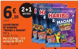 E.Leclerc ASSORTIMENT DE BONBONS “HARIBO & MAOAM” offre