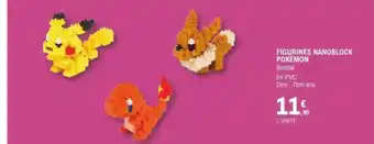 E.Leclerc FIGURINES NANOBLOCK POKÉMON offre