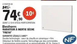 E.Leclerc Bestherm RADIATEUR À INERTIE SÈCHE FREYA offre