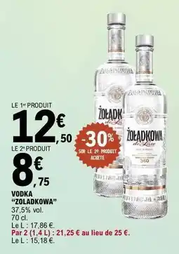 E.Leclerc Vodka ZOLADKOWA offre