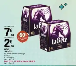 E.Leclerc Bière La Bête offre
