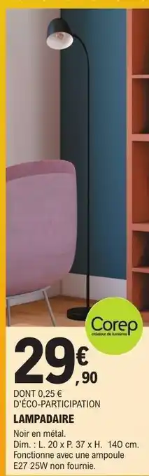E.Leclerc LAMPADAIRE offre