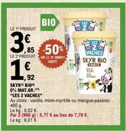 E.Leclerc Skyr Bio offre