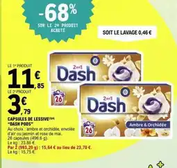E.Leclerc Dash Pods offre