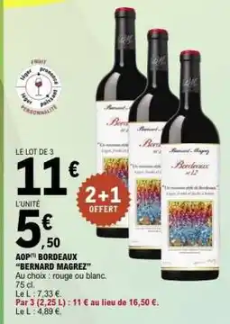 E.Leclerc AOP Bordeaux 'Bernard Magrez' offre