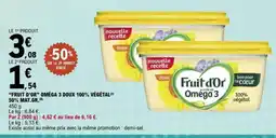 E.Leclerc FRUIT D'OR OMÉGA 3 DOUX 100% VÉGÉTAL offre
