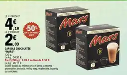 E.Leclerc CAPSULE CHOCOLATÉE “MARS” offre