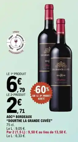 E.Leclerc AOC Bordeaux Dourthe 'La Grande Cuvée' offre