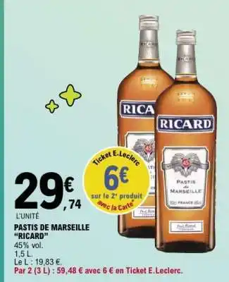 Pastis de Marseille 'Ricard'