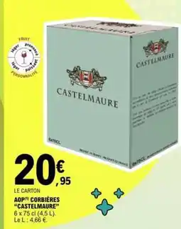 E.Leclerc AOP* Corbières Castelmaure offre