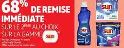 Auchan SUR LE 2ÈME AU CHOIX SUR LA GAMME Sun offre
