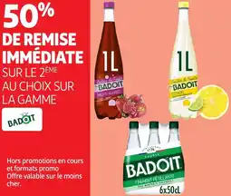 Auchan SUR LE 2ÈME AU CHOIX SUR LA GAMME BADOIT offre