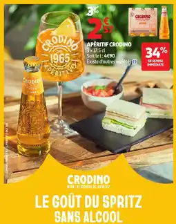 Auchan Apéritif crodino offre