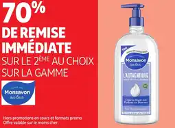 Auchan SUR LE 2ÈME AU CHOIX SUR LA GAMME Monsavon offre