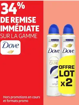 Auchan SUR LA GAMME Dove offre