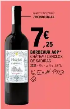 E.Leclerc Bordeaux aop offre