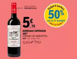 E.Leclerc Château - bordeaux supérieur aop offre