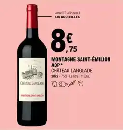 E.Leclerc Château - montagne saint-émilion aop offre