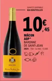 E.Leclerc Saint jean - macon aop offre