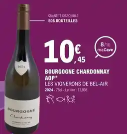 E.Leclerc Bel air - bourgogne chardonnay aop les vignerons de bel-air offre