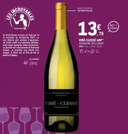 E.Leclerc E.leclerc - vire-clesse aop offre