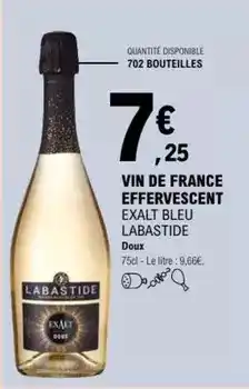 E.Leclerc Labastide - vin de france effervescent offre
