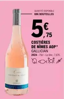E.Leclerc Gallician - costières de nîmes aop offre