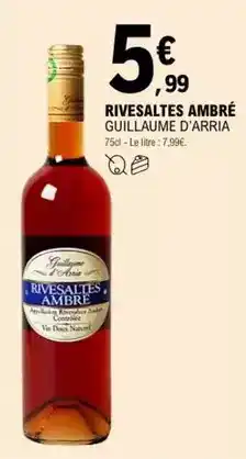 E.Leclerc Rivesalés ambré offre