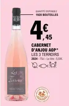 E.Leclerc Cabernet d'anjou aop offre